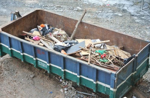 Professional team conducting office clearance in Harlesden