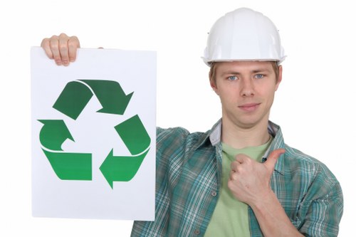 Illustration of business waste removal site header